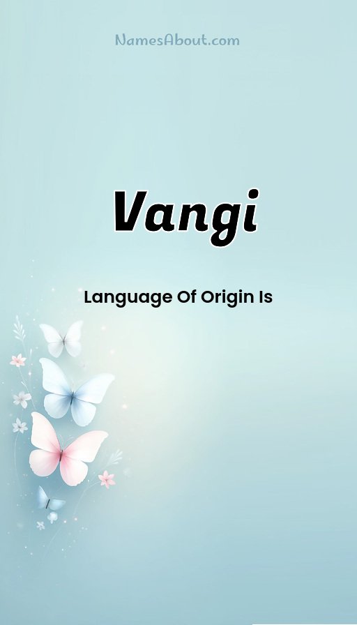Meaning of Vangi