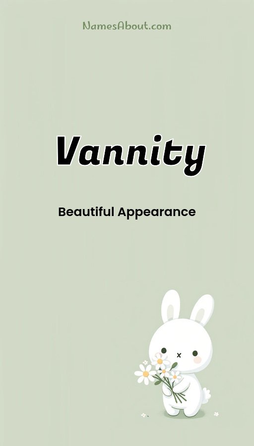 Meaning of Vannity