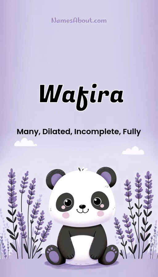 Meaning of Wafira