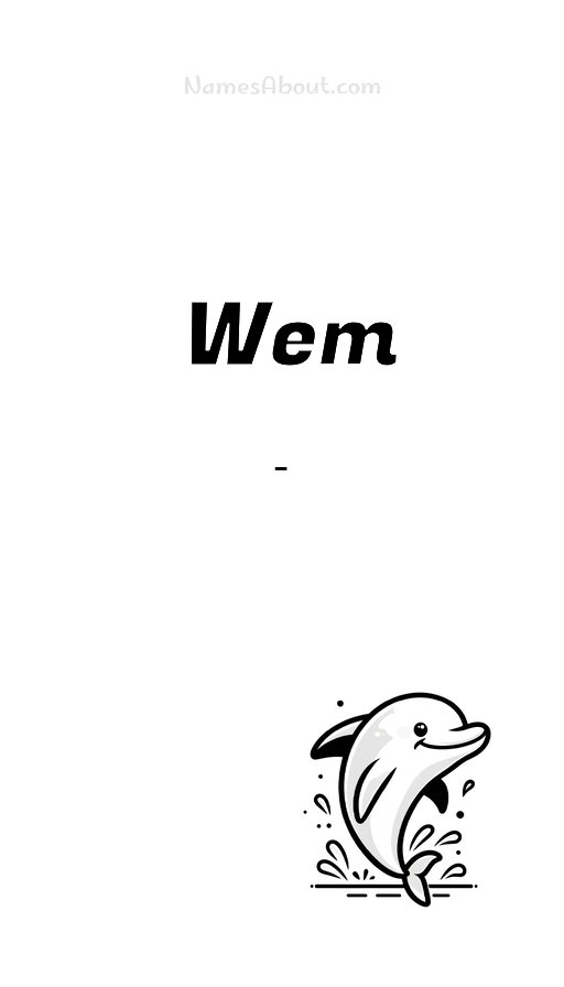 Meaning of Wem
