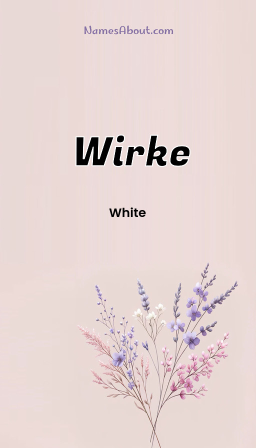 Meaning of Wirke