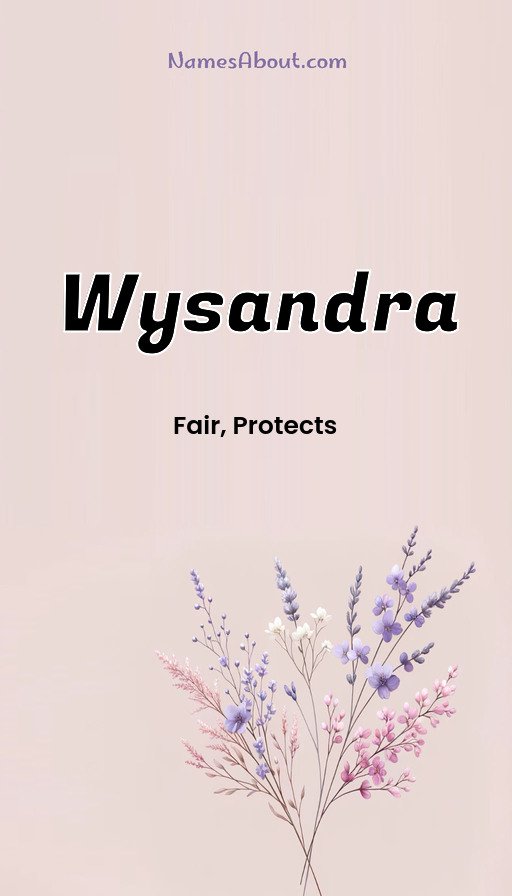 Meaning of Wysandra