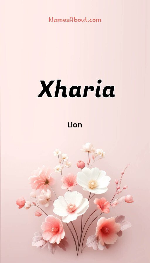 Meaning of Xharia