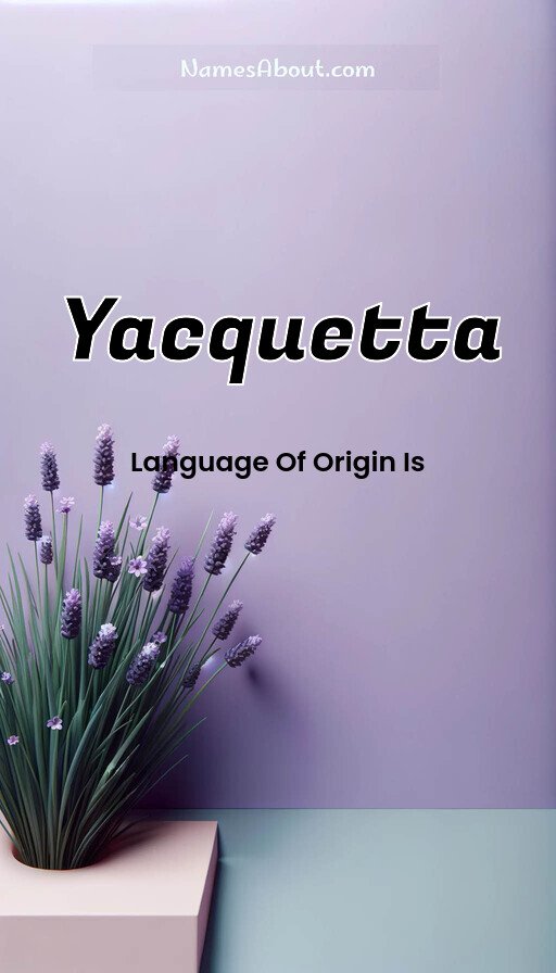 Meaning of Yacquetta