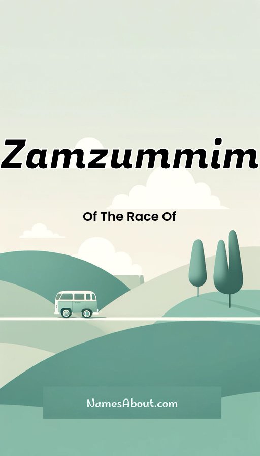 Meaning of Zamzummim