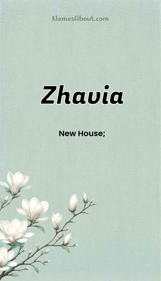 Meaning of Zhavia