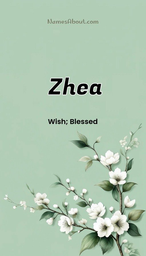 Meaning of Zhea