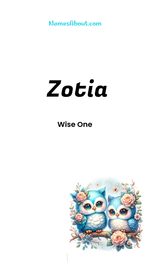 Meaning of Zotia