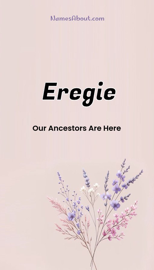 Meaning of Eregie
