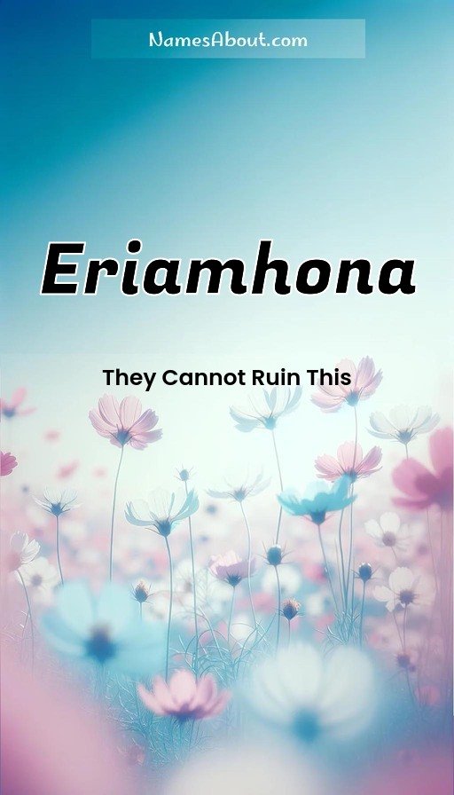 Meaning of Eriamhona