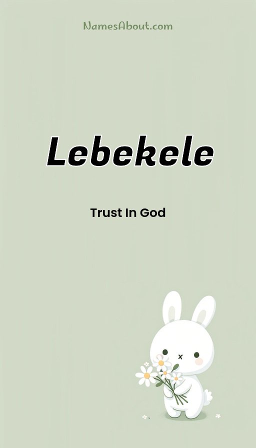 Meaning of Lebekele