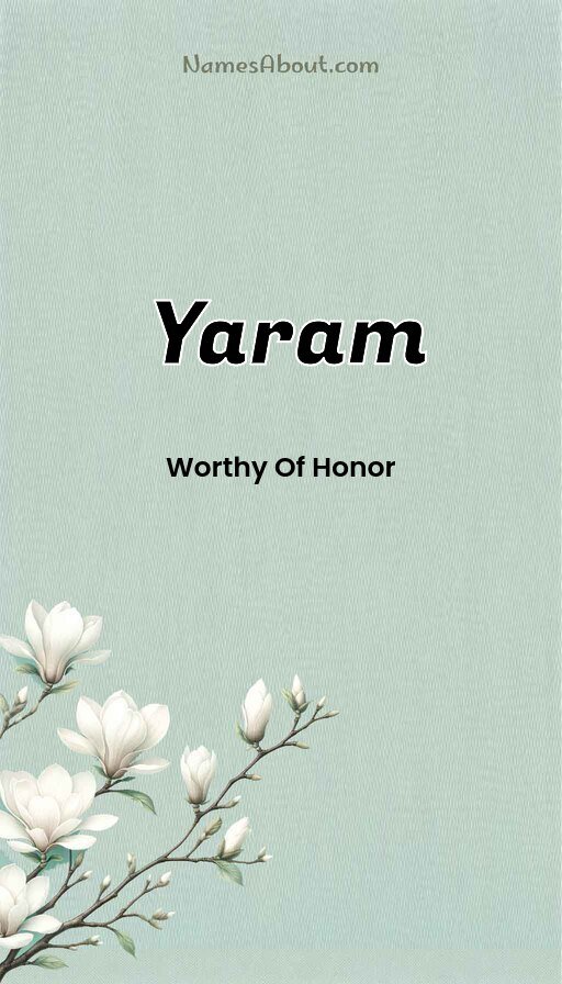 Meaning of Yaram