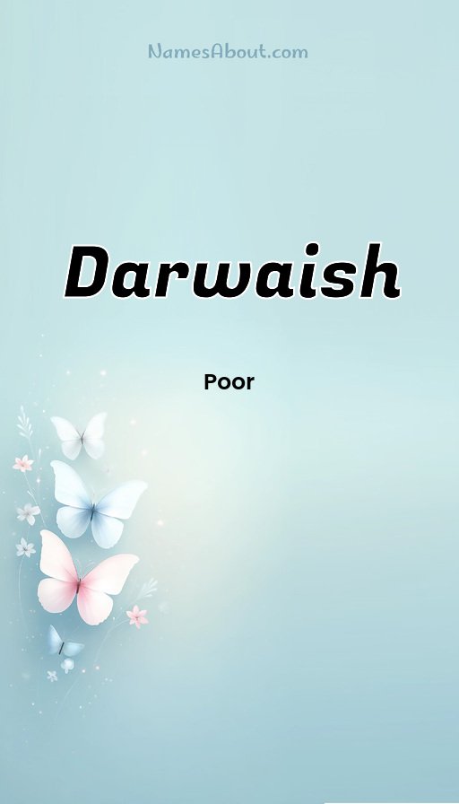 Meaning of Darwaish