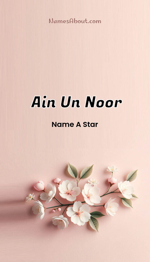 Meaning of Ain un noor