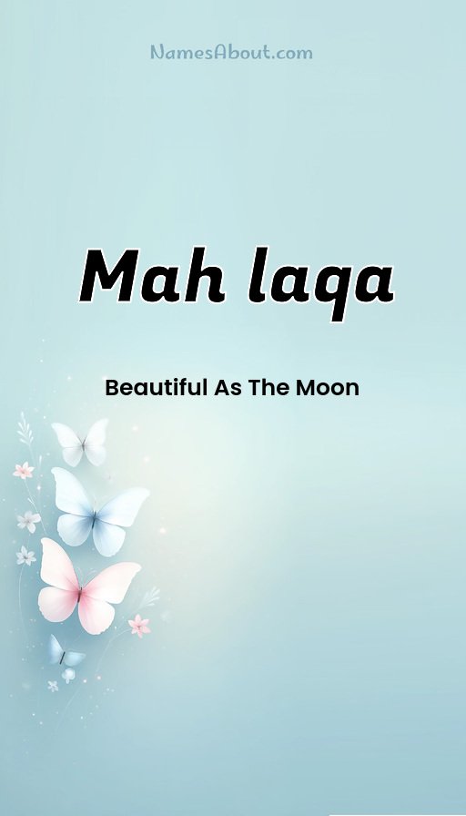 Meaning of Mah laqa