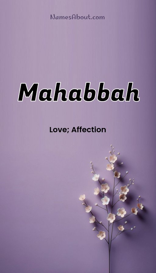 Meaning of Mahabbah