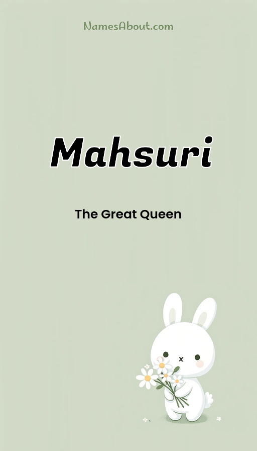 Meaning of Mahsuri