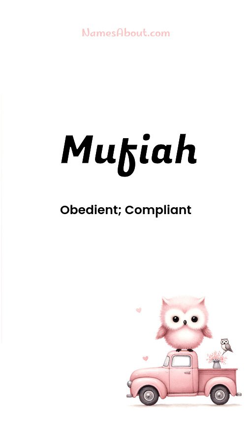 Meaning of Mufiah