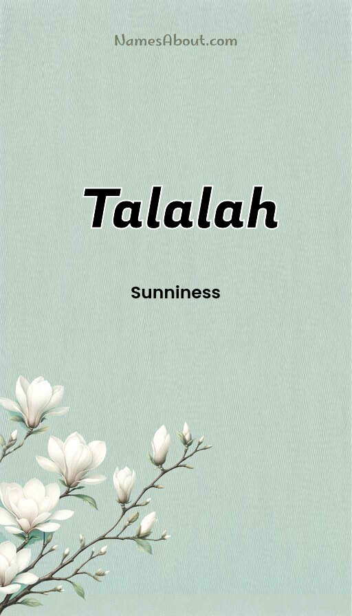 Meaning of Talalah