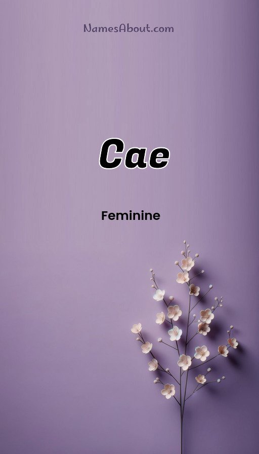 Meaning of Cae