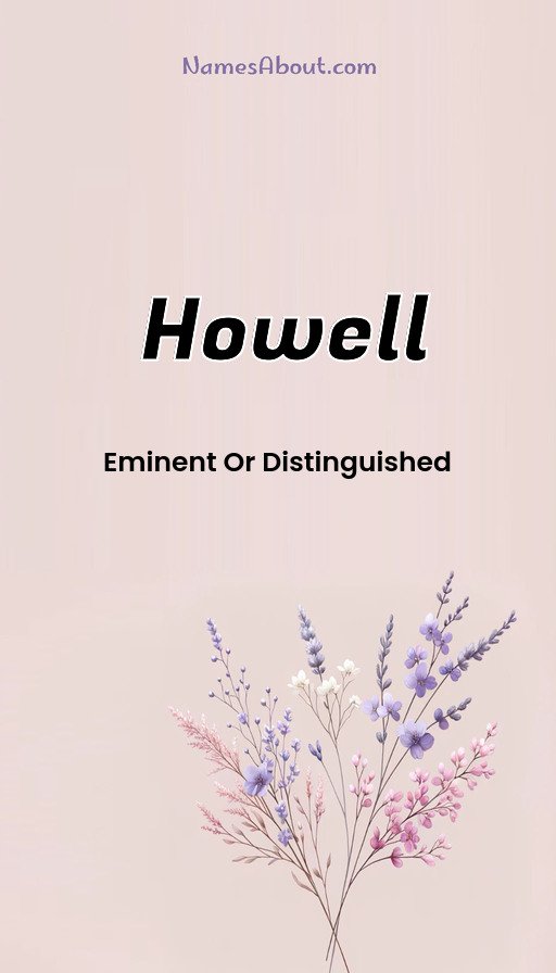 Meaning of Howell