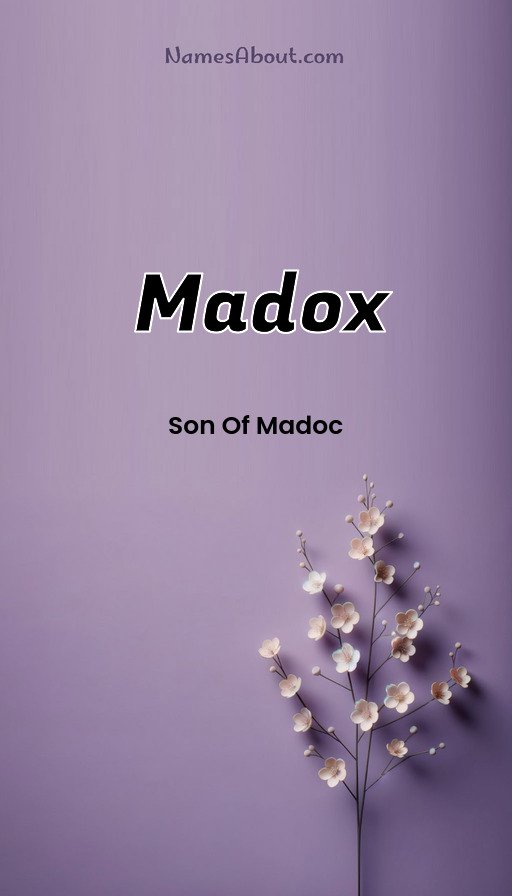 Meaning of Madox