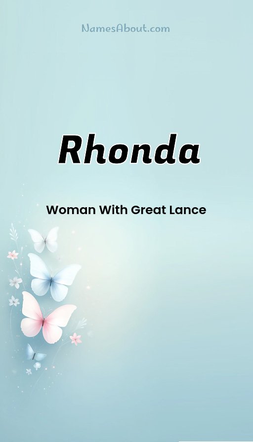Meaning of Rhonda