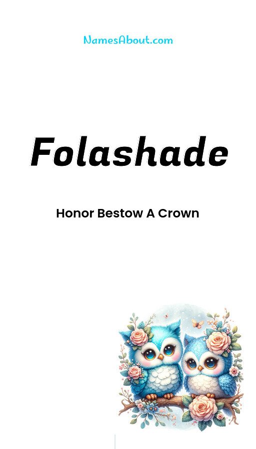 Meaning of Folashade