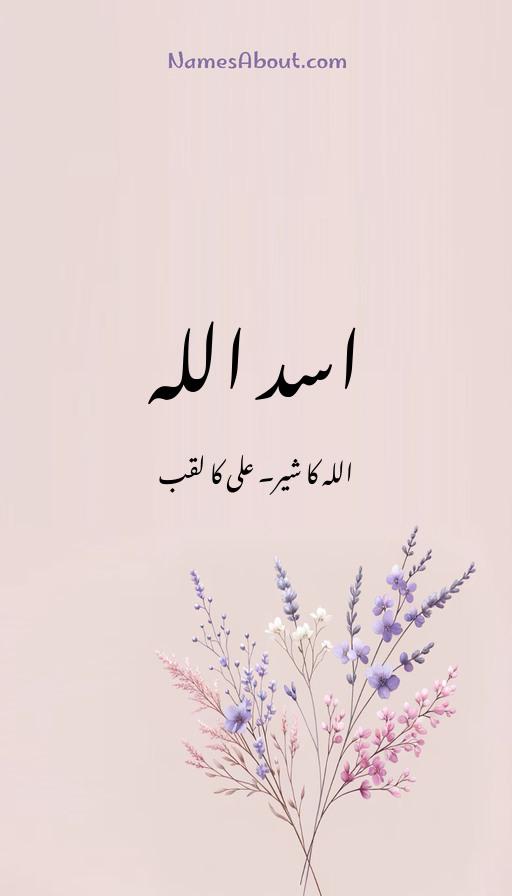 اسد اللہ