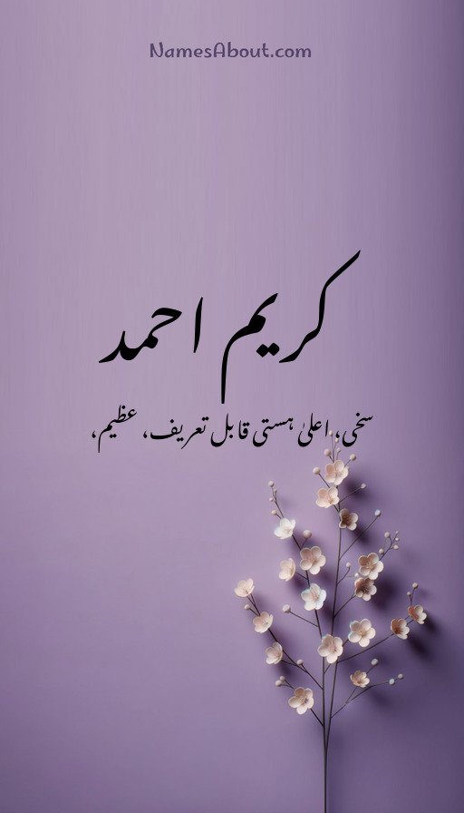 کریم احمد