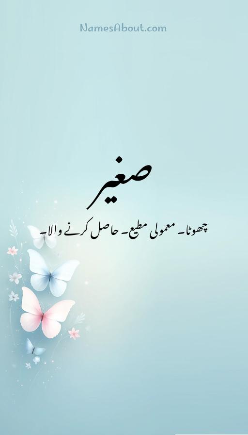 صغیر