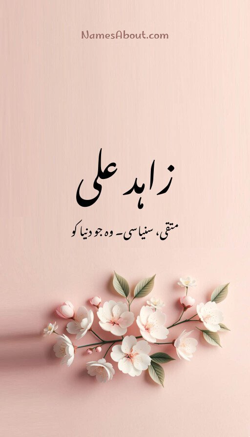 زاہد علی