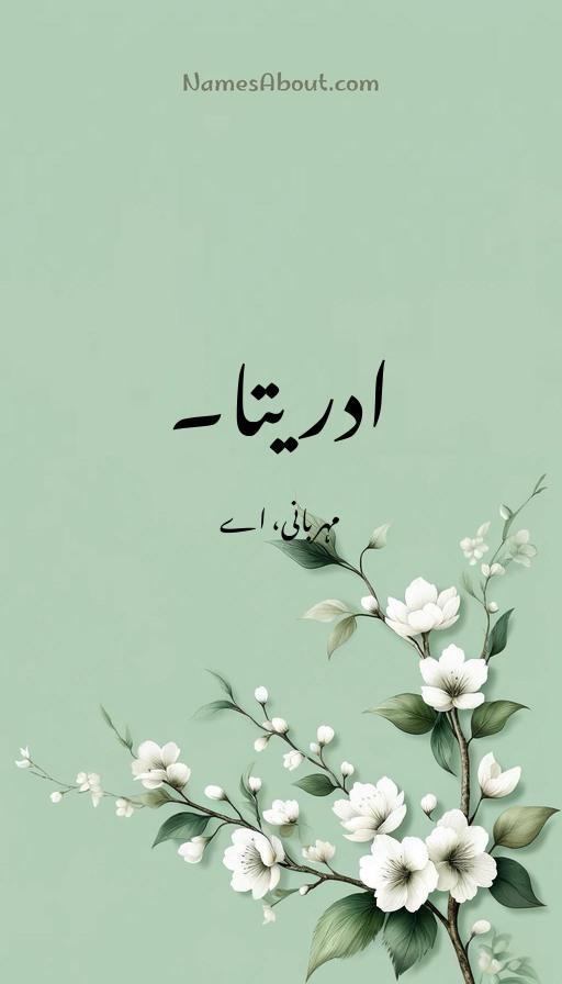 ادریتا۔