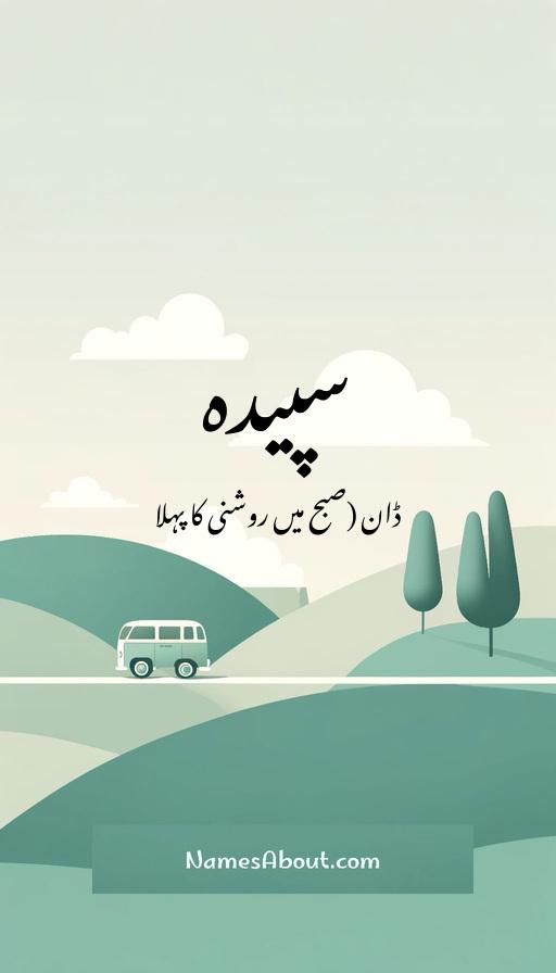 سپیدہ